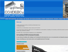 Tablet Screenshot of condebocontainers.be